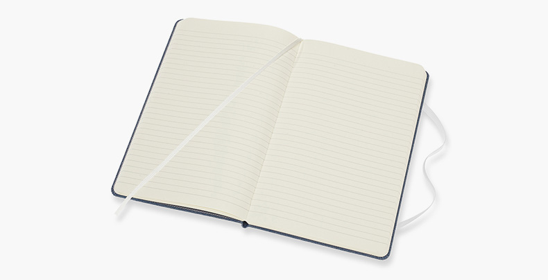 MOLESKINE Tannin series light blue denim hard surface horizontal notebook hand account large 0746