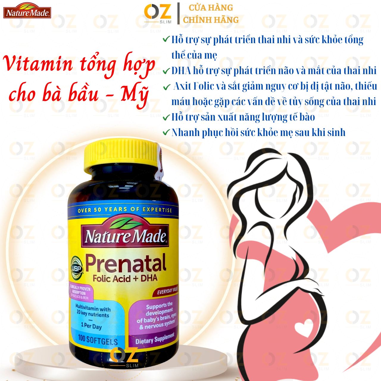 Vitamin tổng hợp + DHA bầu