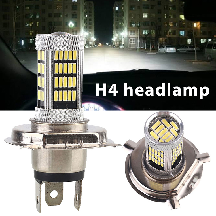 LED Fog Light Front Lamp Super Bright 4014 92SMD H4 Driving Lamp Motorcycle