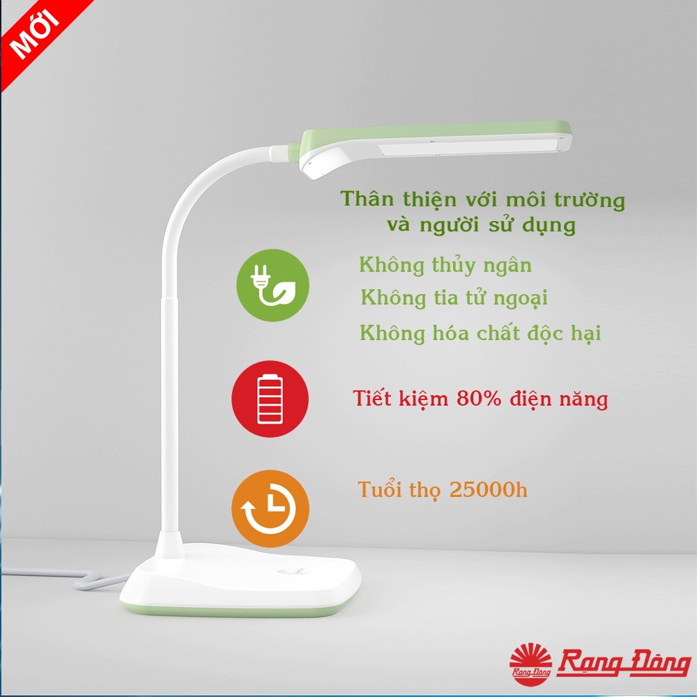 Đèn bàn học led cảm ứng chính hãng Rạng Đông Model: RD RL 36 LED
