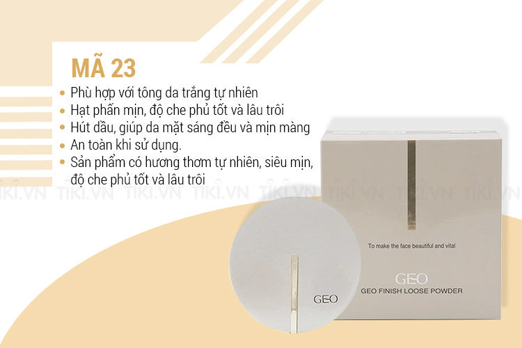 Phấn Bột Hút Dầu Finish Loose Powder #23 Geo_Py13