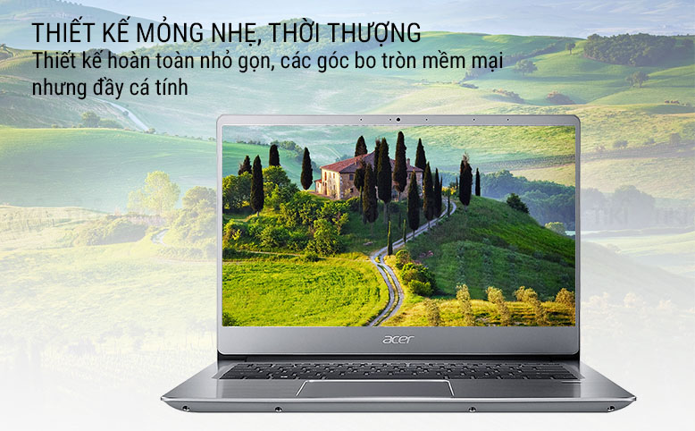 Laptop Acer Swift 3 SF314-56-596E NX.H4CSV.006 Core i5-8265U/ Win10 (14 FHD IPS) - Hàng Chính Hãng