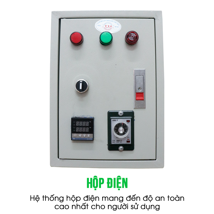 Tủ hấp giò chả bằng điện 10 khay Newsun (50 kg/mẻ) - không tủ điều khiển (Ảnh 21)