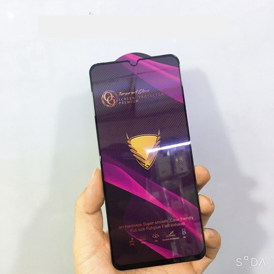 Kính cường lực cho Samsung A06 full màn hình OG  cao cấp ( hàng chính hãng)