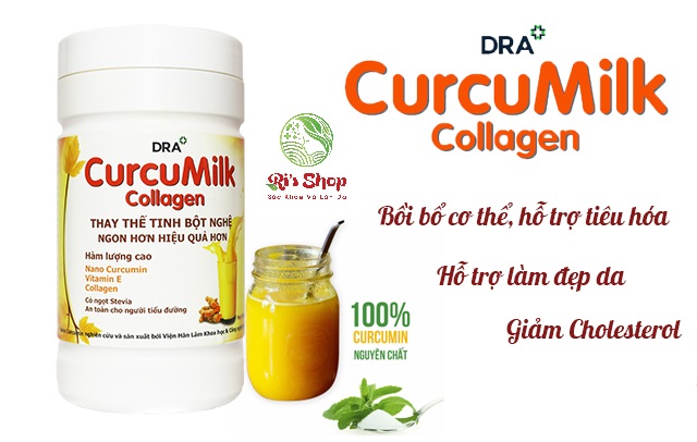 sữa nghệ curcumilk collagen dra - tăng sức đề kháng - đẹp da - đẹp dáng và đặc biệt người tiểu đường có thể sử dụng 1