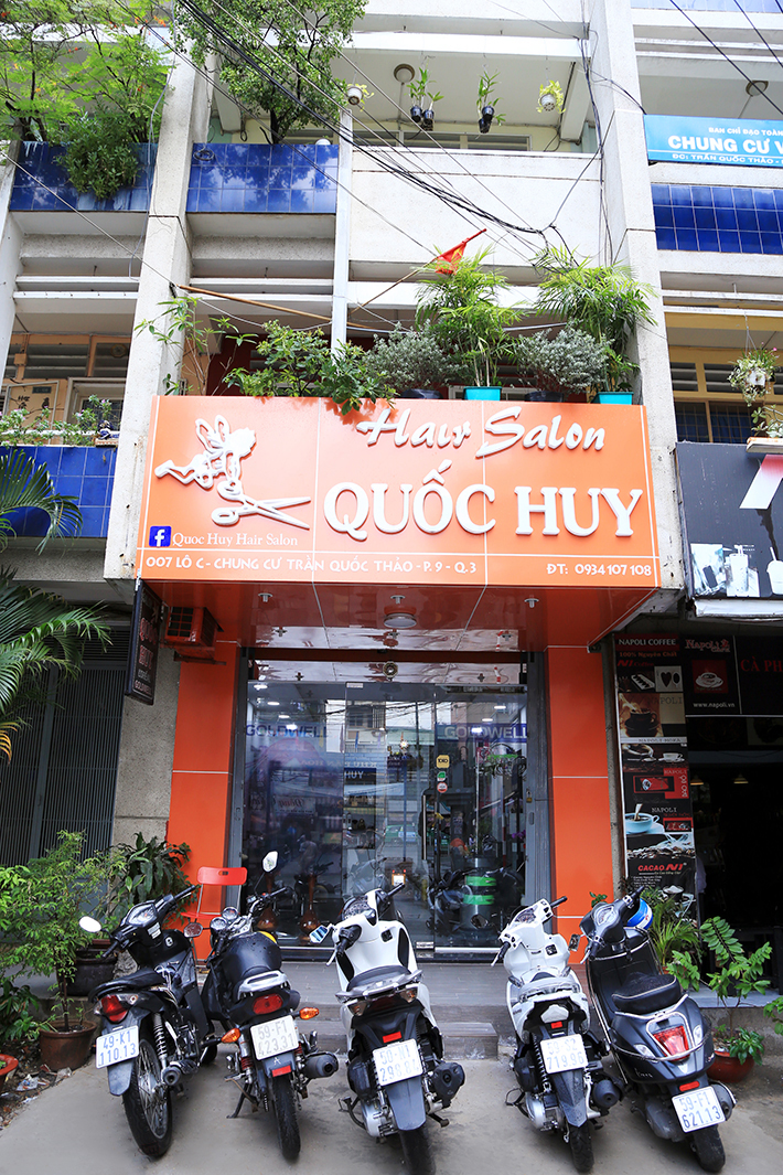 Trọn gói uốn, duỗi, nhuộm Salon Quốc Huy - Kéo Vàng Toàn Quốc