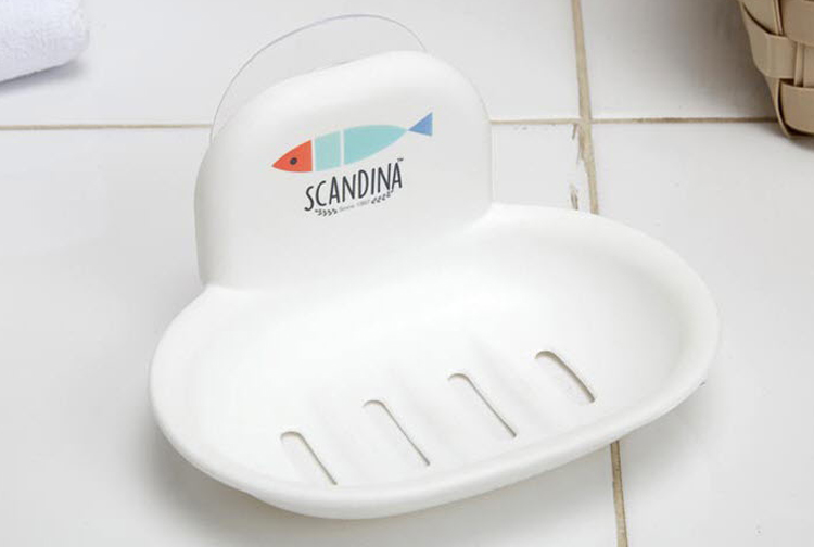 Khay Đựng Xà Bông Shabath Có Mút Gắn Tường SA08472