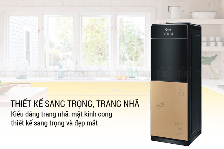 Cây Nước Nóng Lạnh Cao Cấp 2 Vòi Fujie WD1700C - Hàng chính hãng