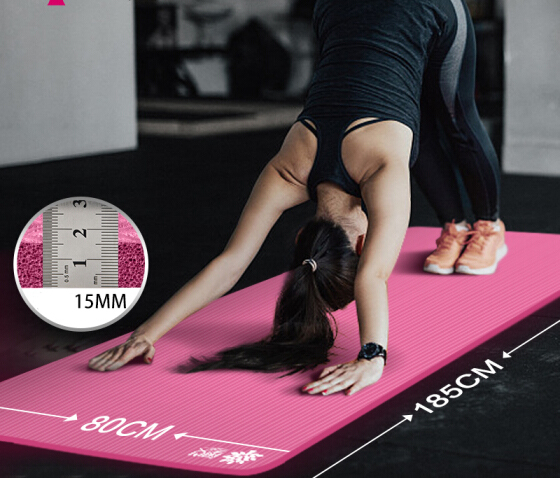 Thảm Yoga Aoyi Dày 15mm (185*80cm) Thảm Yoga Aoyi Dày 15mm (185*80cm)
