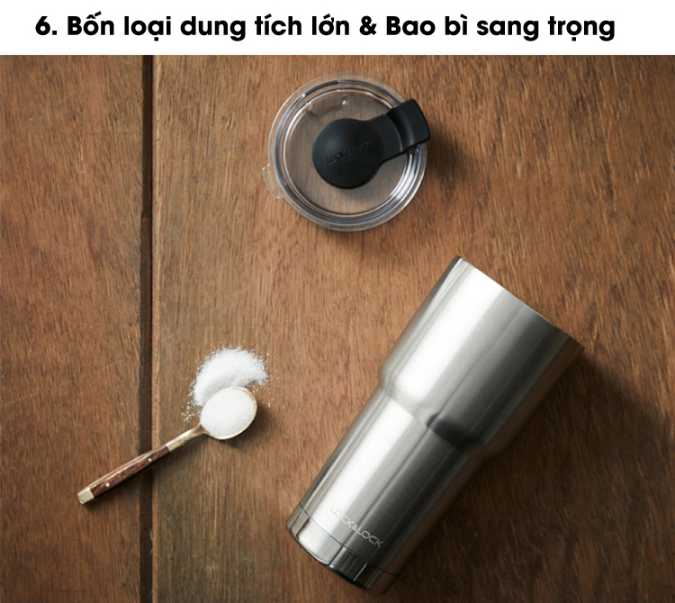 Bình Giữ Nhiệt Lock&Lock Swing Tumbler LHC4179BLK - 350ml - Đen