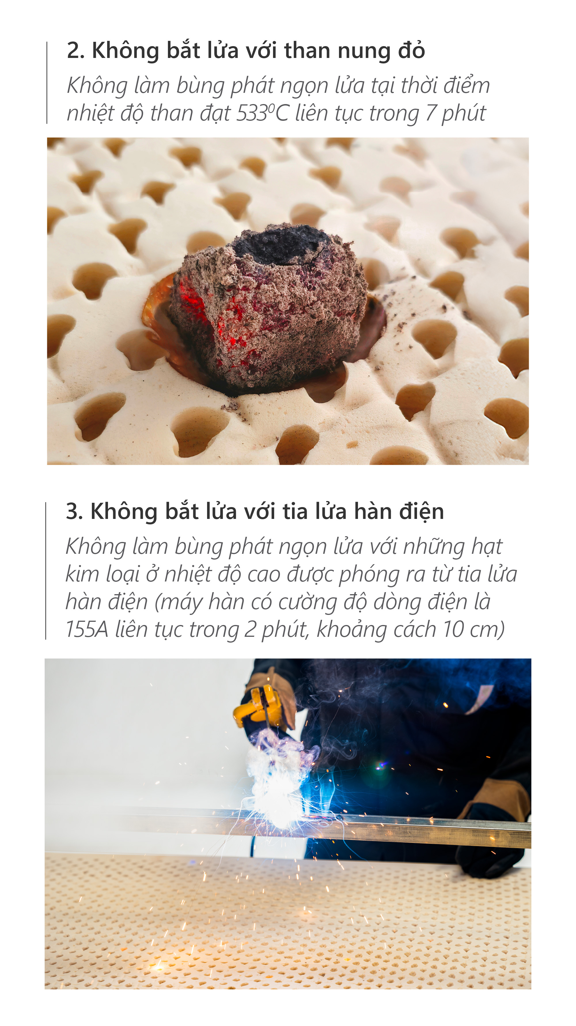 Nệm cao su thiên nhiên Kymdan Deluxe 180 x 200 x 05cm SFM