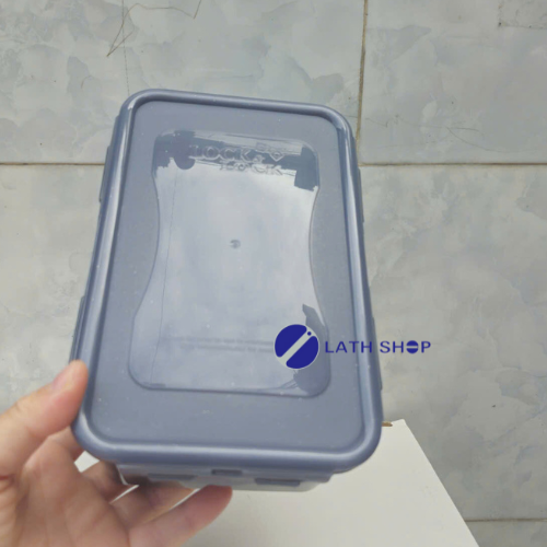 Bộ 2 Hộp Bảo Quản Thực Phẩm Lock&Lock Hình Chữ Nhật Dáng Cao - HPL817H Chất Liệu Nhựa PP, Nắp Có Ron Silicone 1.4L/1 Hộp