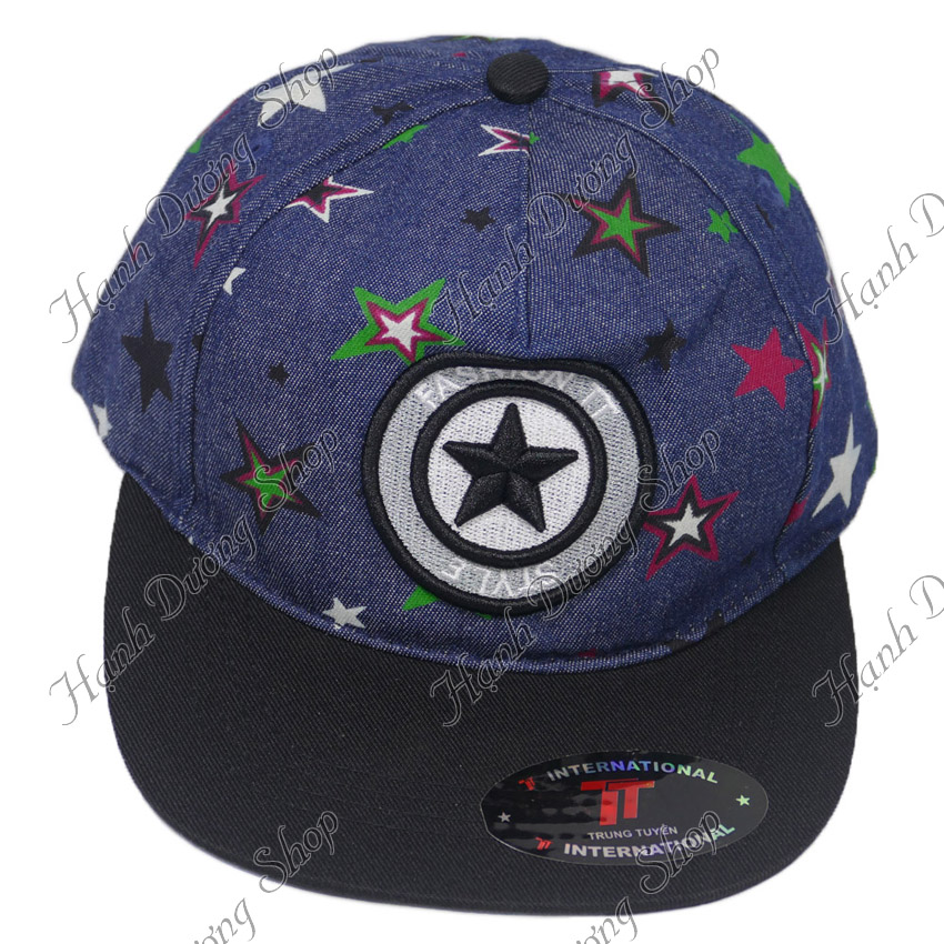 Nón kết hiphop Snapback năng động dành cho trẻ em từ 3 đến 5 tuổi, thiết kế mỏ bằng độc đáo - Hạnh Dương
