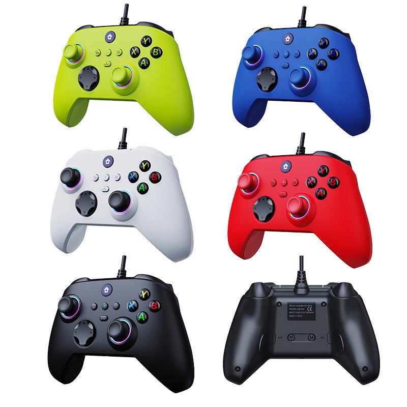 Gamepad Tay cầm chơi game XB01 có dây cho máy tính, laptop, máy game XOne hàng nhập khẩu