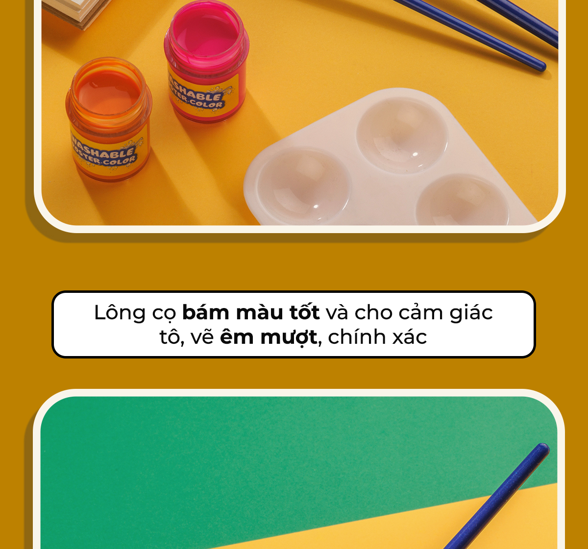Túi 10 Cọ vẽ Tròn Thiên Long Colokit BRW-C02