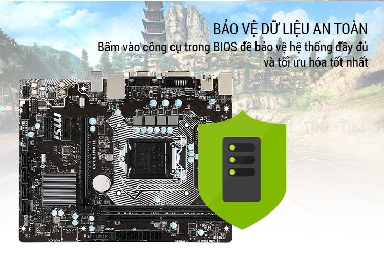 Bo Mạch Chủ Mainboard MSI H110M PRO-VD PLUS Socket 1151 - Hàng Chính Hãng