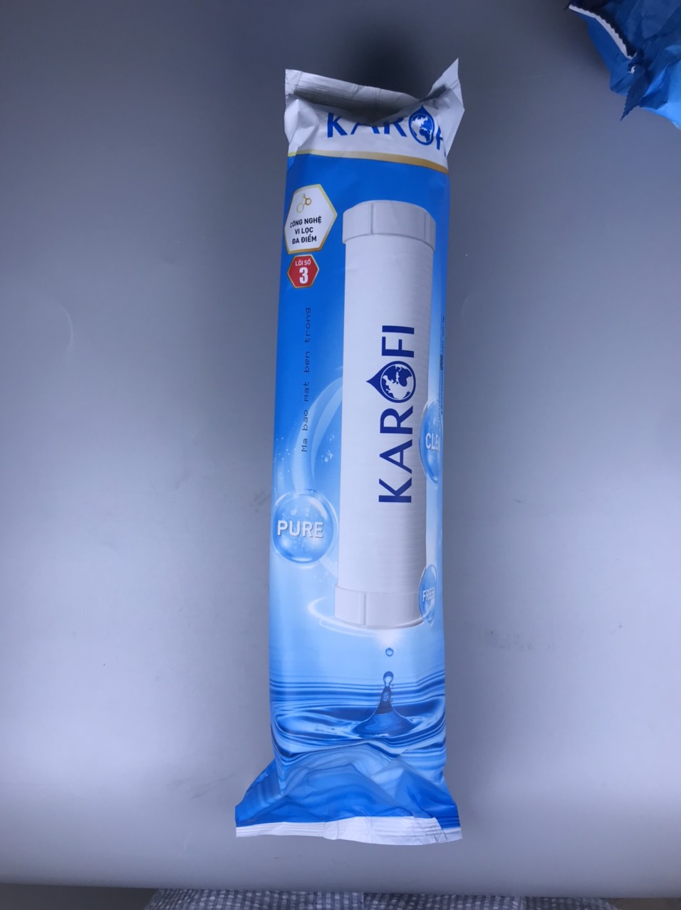Combo 3 lõi lọc nước Karofi 1,2,3 dùng cho máy S-S038 - Hàng chính hãng
