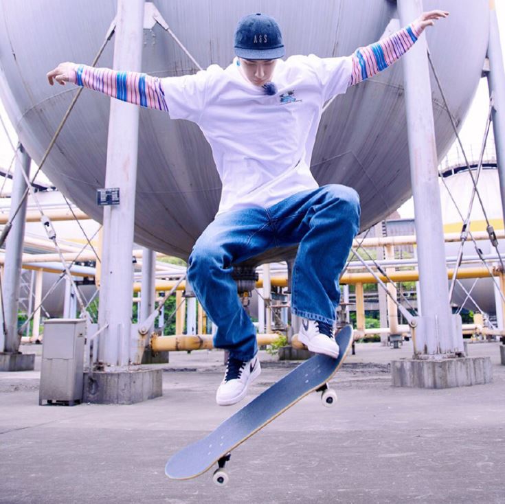 Ván Trượt Thể Thao 80cm (Tặng Túi đựng Ván)Skateboard Mặt Nhám Cao Cấp Gỗ Phong Ép 7 Lớp Cơ Bản Và Chuyên Nghiệp 11