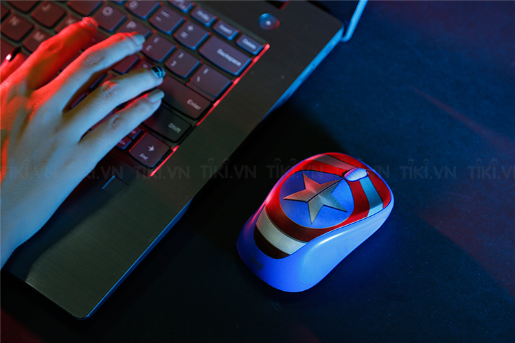 Bộ 4 Chuột Logitech M238 Marvel Collection - Hàng Chính Hãng