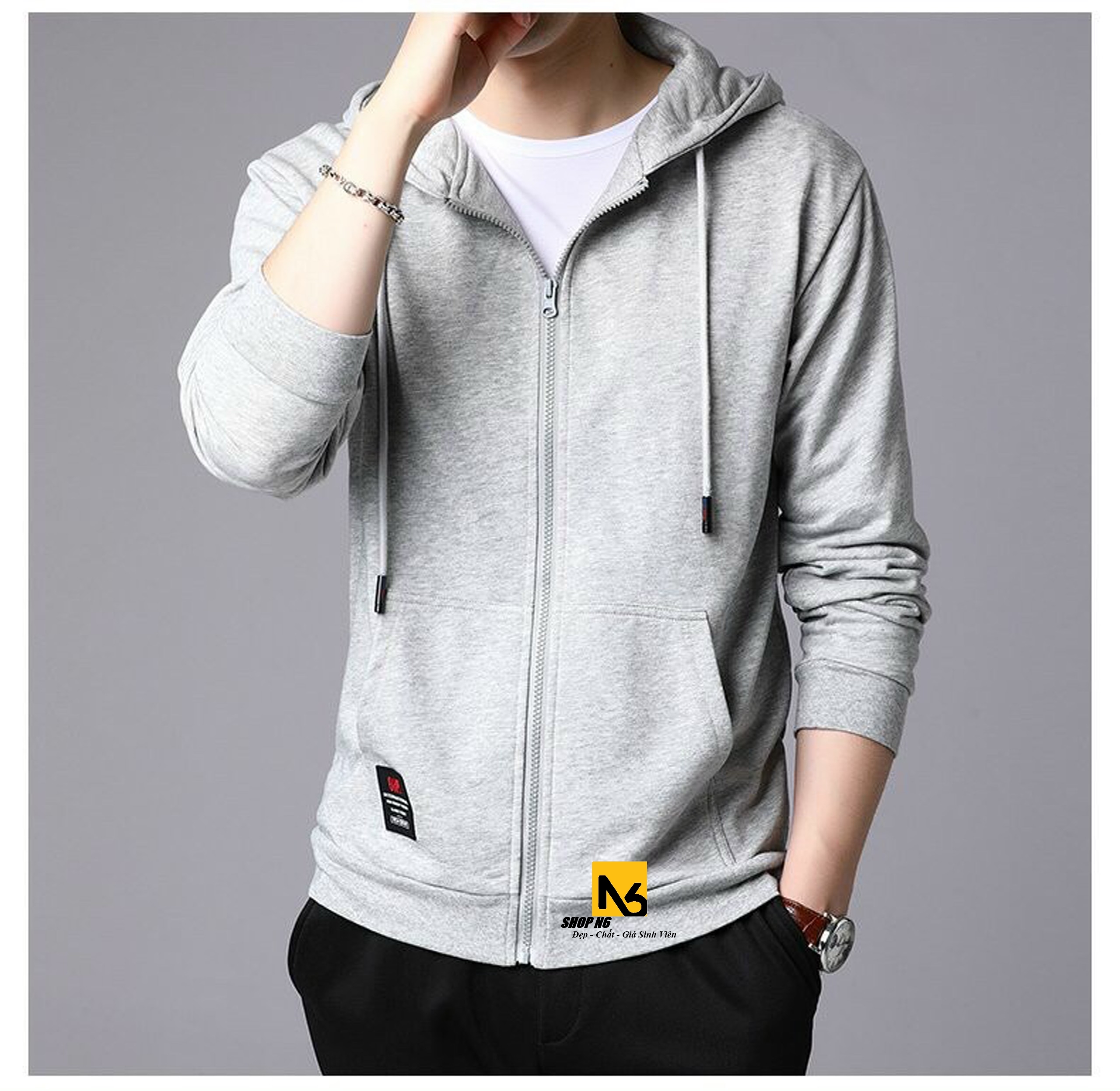 Áo Khoác Big Size Nam Nữ Unisex Áo Khoác Nỉ Có Nón Cổ Cao Chống Nắng Chống Nóng Chống Lạnh Chống Gió Đi Phượt Racing Thời Trang Hàn Quốc Cao Cấp AN14 - ShopN6
