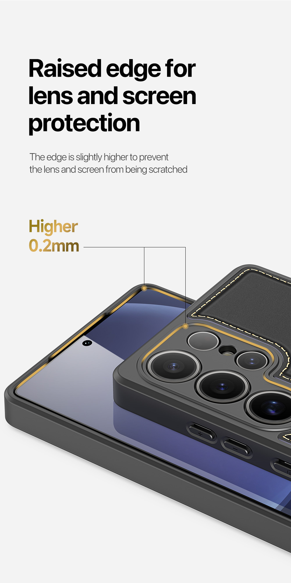 Ốp Lưng Da Sạc Từ Tính Dành Cho Samsung Galaxy S25 Ultra DUX DUCIS Rafi II Series, có ngăn đựng thẻ, chân đế, Hàng Chính hãng