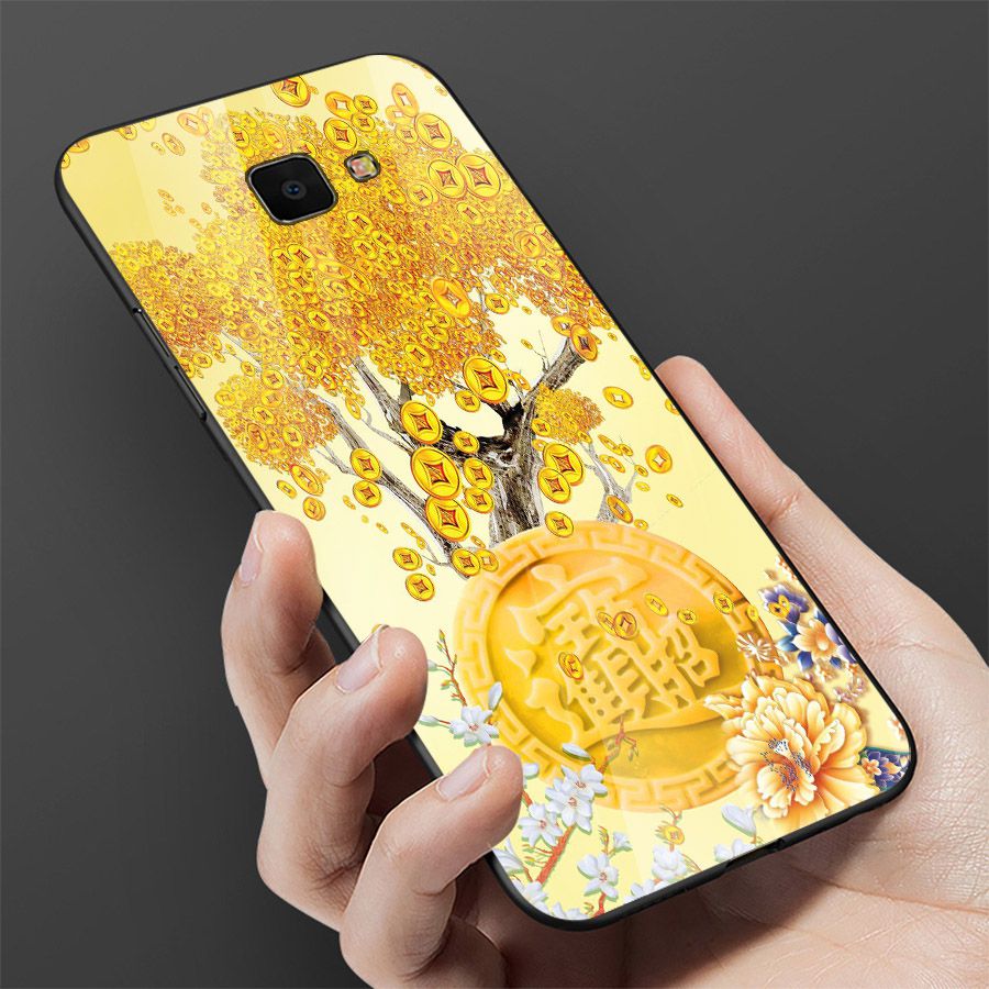 Ốp kính cường lực cho điện thoại Samsung Galaxy A50 - thần tài kim MS TTKIM062