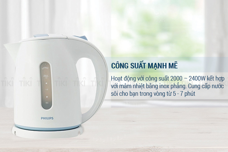 Bình Đun Siêu Tốc Philips HD4646 (1.5L)