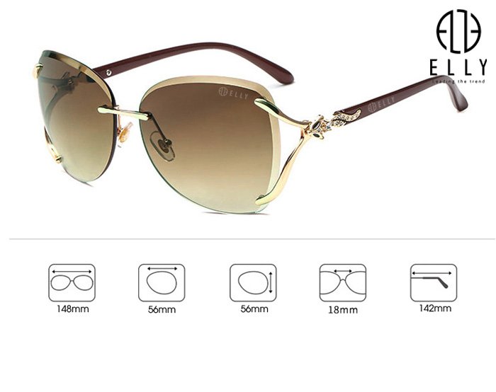 Kính mắt nữ thời trang cao cấp ELLY – EK87
