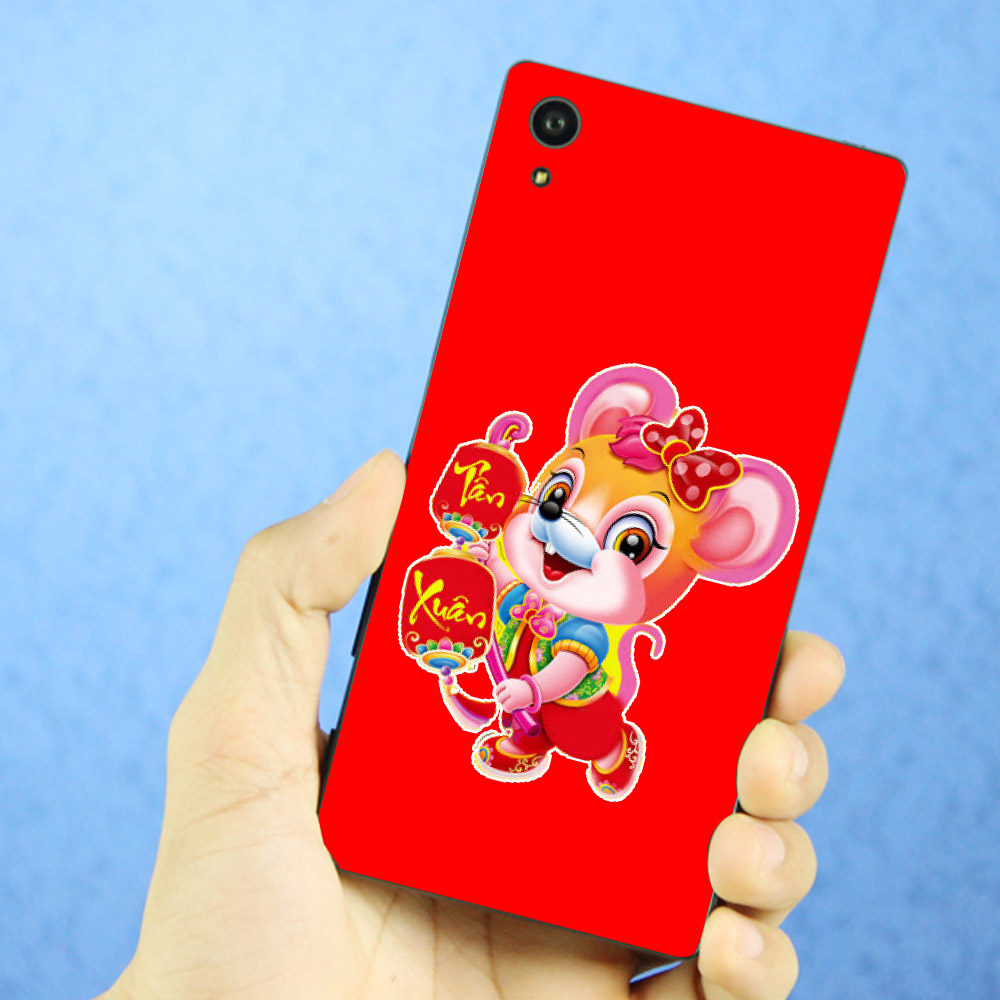 Ốp điện thoại dành cho máy Sony Xperia XA1 - Chuột chúc tết mã 02 MS CCTM02