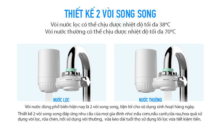 Máy Lọc Nước Joyoung JYW-T01 - Trắng