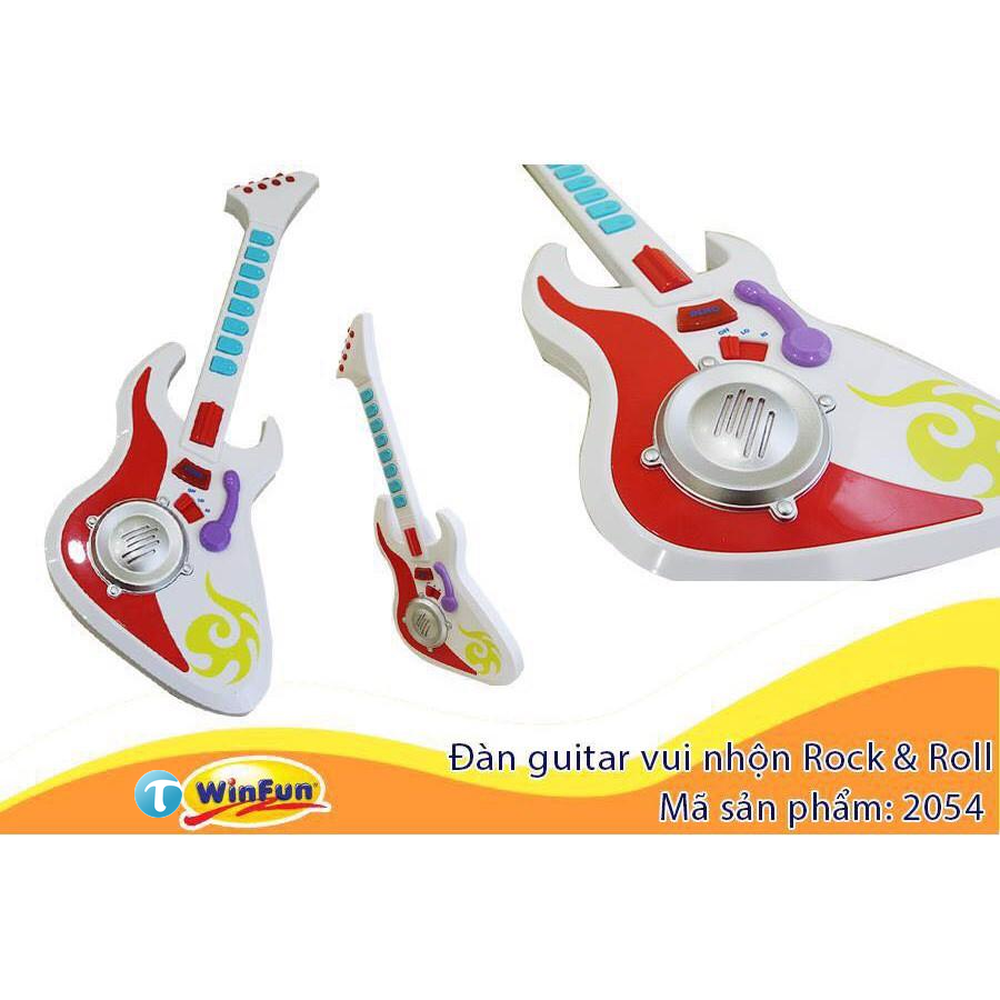 đồ chơi âm nhạc cho bé đàn guitar vui nhộn rock & roll winfun 2054 1