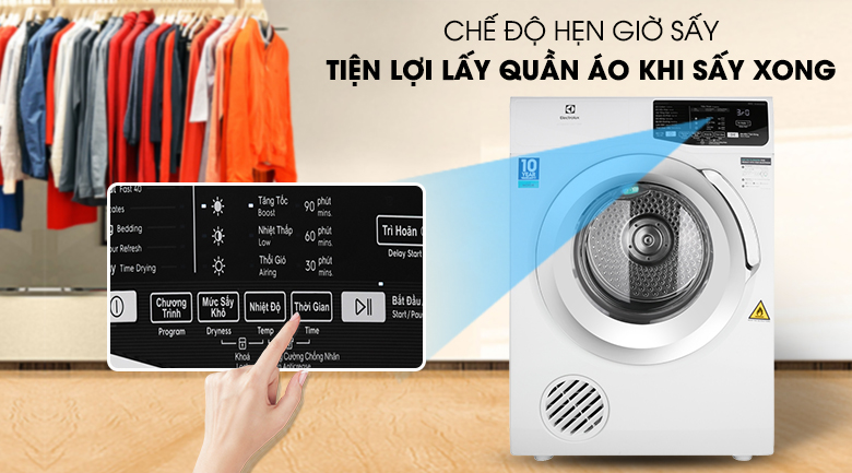 Máy sấy Electrolux 8 kg EDS805KQWA