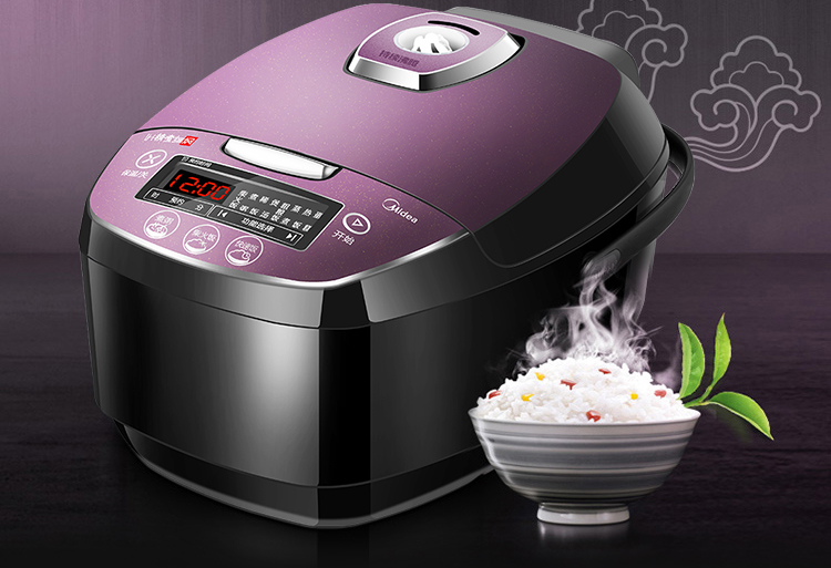 Midea (Midea) rice cooker WFS4096IH IH electromagnetic heating 1250W large fire power thick steel 4L rice cooker