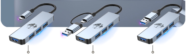 hub, hub usb ht sys 4in1