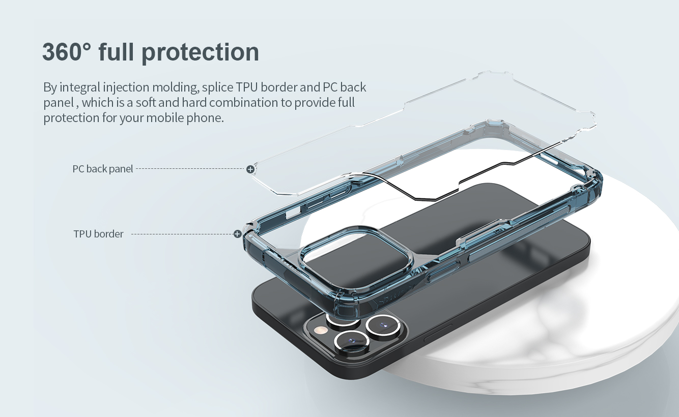 Ốp Lưng  dành cho iPhone 14 / 14 Plus/ 14 Pro / 14 ProMax Nillkin Nature TPU Pro- Hàng Chính Hãng