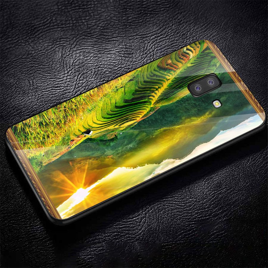 Ốp kính cường lực cho điện thoại Samsung Galaxy J6 - Quê Hương MS QHUONG016