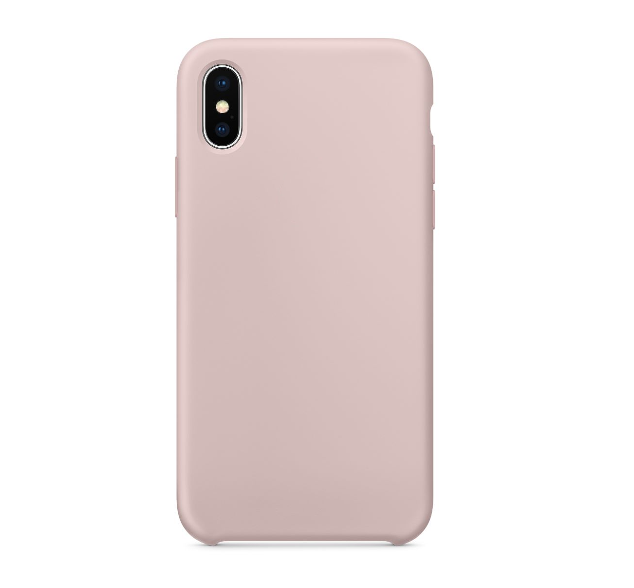 Ốp lưng silicone case cho iPhone X/ XS chống sốc chống bám bẩn có lớp nhung lót mặt trong chống trầy xước điện thoại - Hàng chính hãng