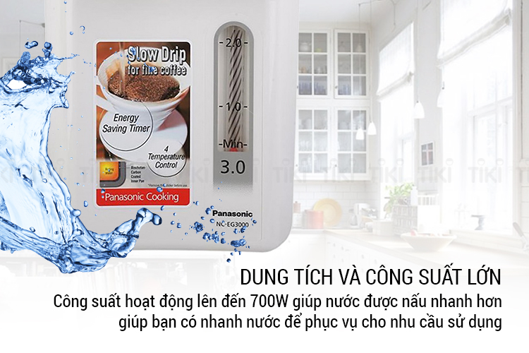 Bình Thủy Điện Panasonic PABT-NC-EG3000CSY 3L - Hàng chính hãng