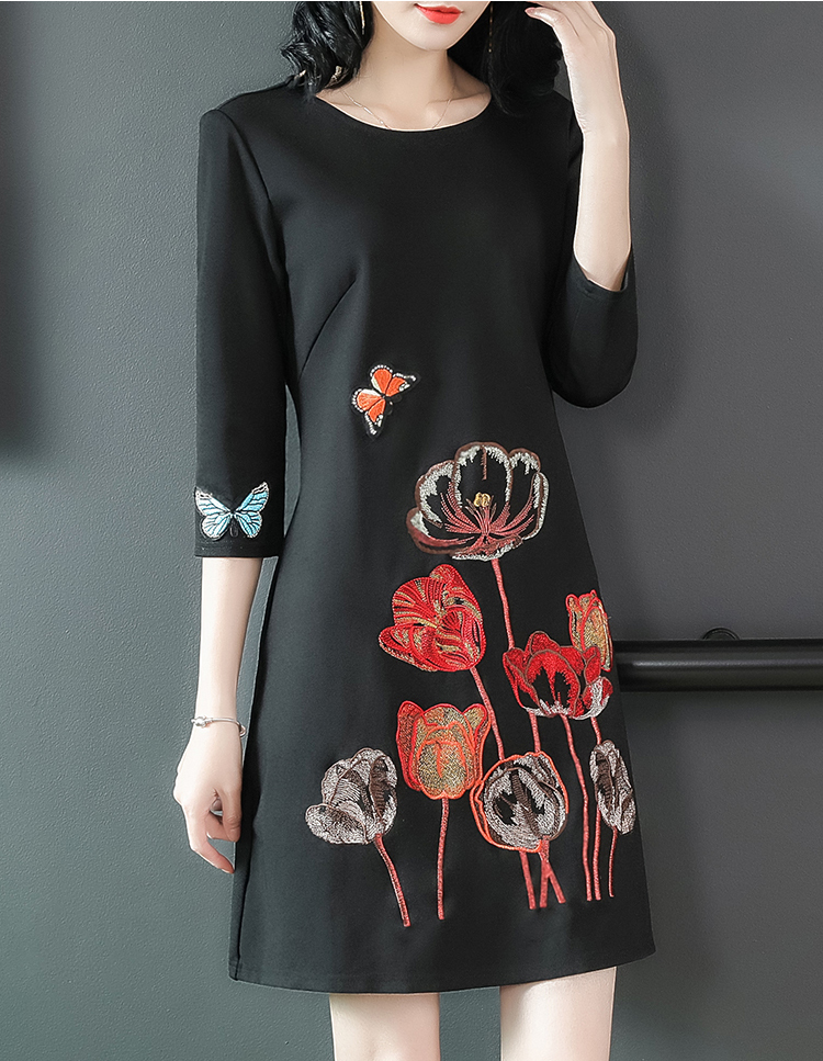 Đầm linen thêu tay họa tiết tinh tế sang trọng  Shopee Việt Nam