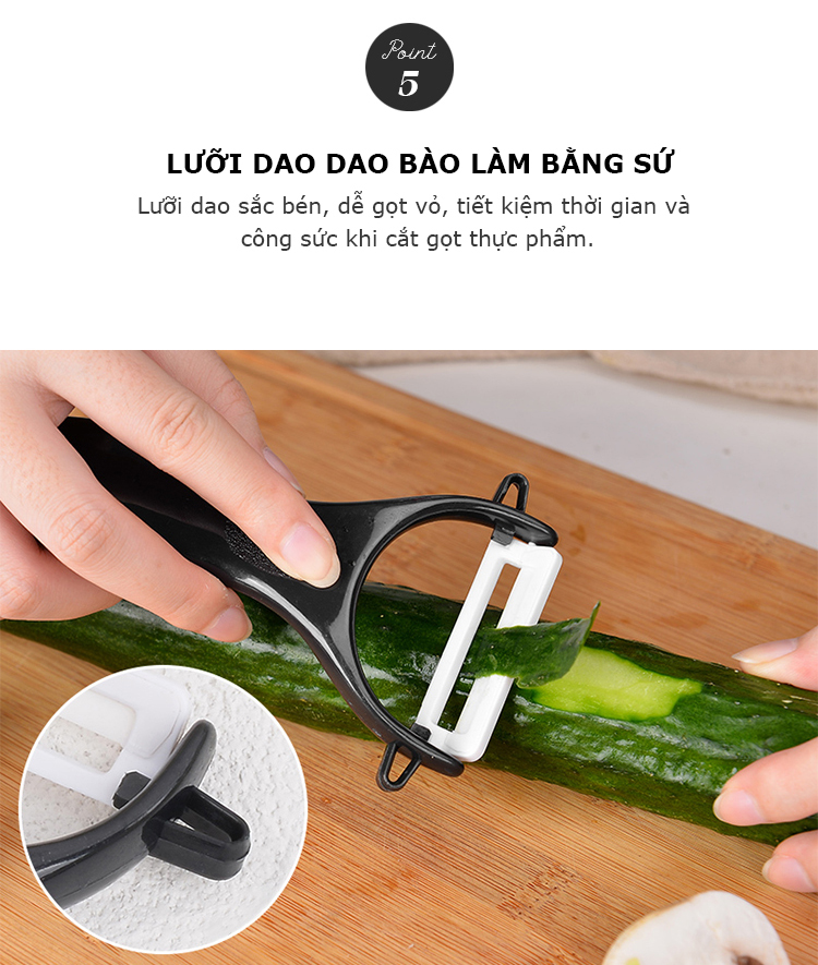Bộ Dao Có Nắp Đậy Thép Không Gỉ Lock & Lock Cookplus CKK502