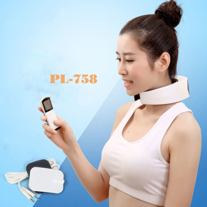 máy massage cổ miếng dán pl-758 - xung điện trị liệu, rung và nóng 4