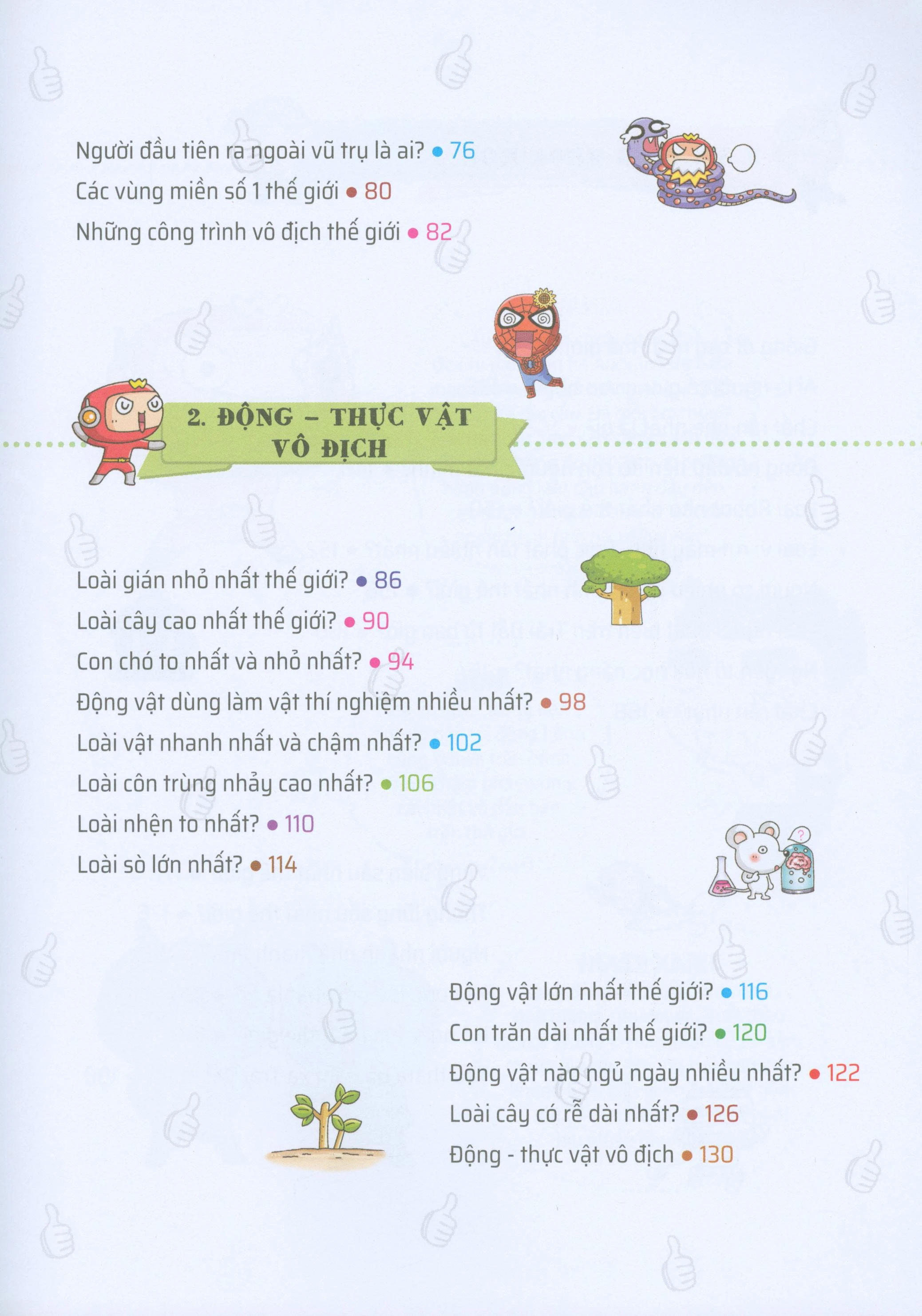 Quiz! Khoa Học Kì Thú: Những Cái Nhất Và Đầu Tiên Trên Thế Giới