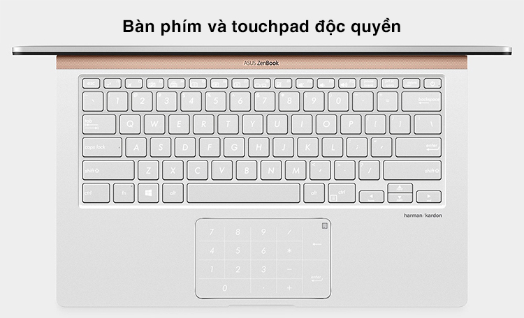 Laptop Asus Zenbook 14 UX433FA-A6106T Core i5-8265U/Win10/Numpad (14 FHD) - Hàng Chính Hãng