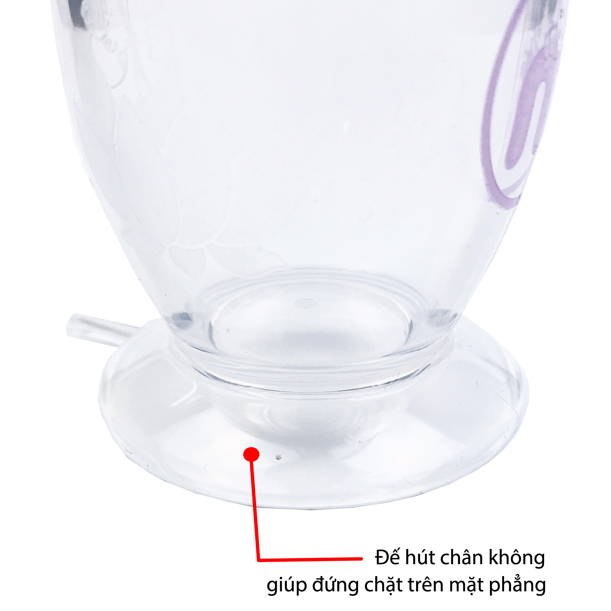 Cốc hứng sữa Mama's Choice có chân đế hít chân không