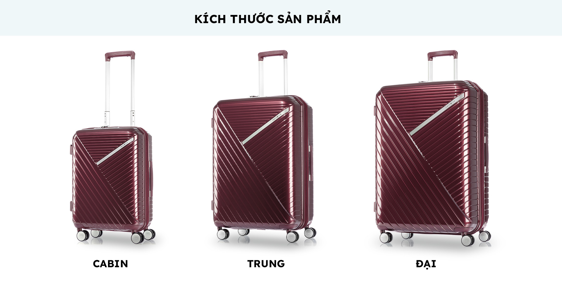 Vali kéo Samsonite Robez Spinner EXP