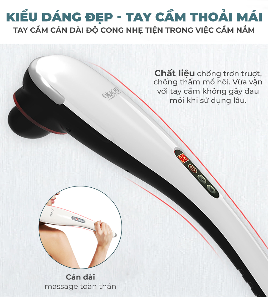 Máy massage cầm tay OKACHI JP-650E