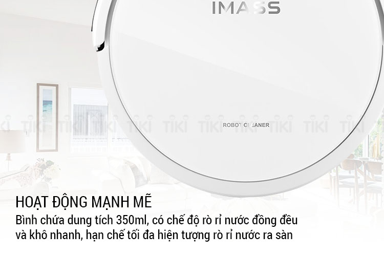 Robot hút bụi, lau nhà IMASS S2 Wifi -Chính hãng