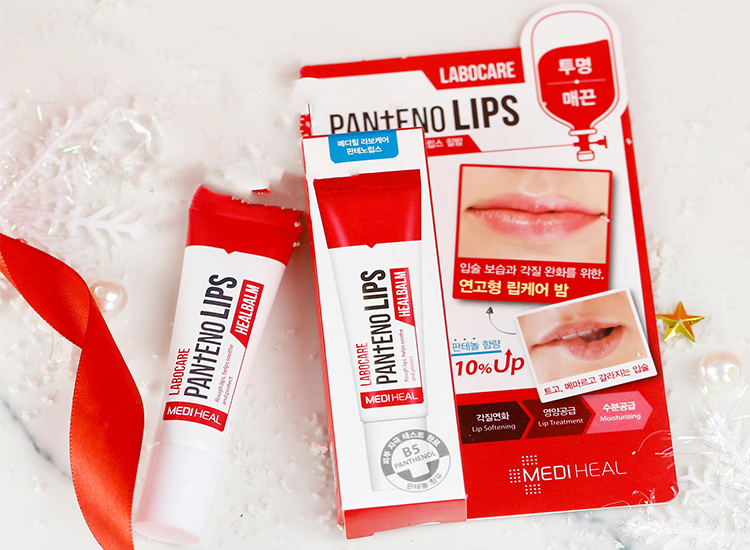 Son dưỡng môi trị thâm dùng ban ngày Mediheal Labocare Pantenolips Healssence Mediheal