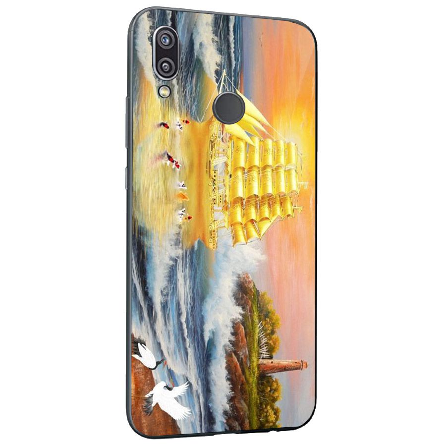 Ốp kính cường lực cho điện thoại Huawei NOVA 3E/P20 LITE - thuận buồm xuôi gió MS 2TBXG026