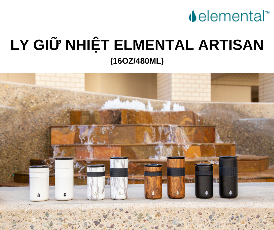 ly giữ nhiệt elemental artisan màu trơn (480ml) 1